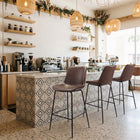 Zuo - Byron Tabouret de bar - Brun-Assemblage requis