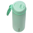 b.box - Bouteille isotherme à couvercle rabattable - 690 ml - Menthe verte-Poignée de transport durable et flexible pour plus de praticité en déplacement