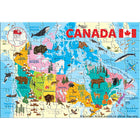 Eurographics - Casse-tête carte illustrée du Canada - 100 pièces-Panneau bleu européen