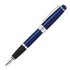 A.T. Cross - Stylo-plume Bailey, bleu, plume moyenne-La pointe moyenne produit une largeur de trait de 0,45 mm* pour des lignes nettes et précises, offrant une excellente visibilité. *La largeur du trait dépend de la pression exercée par la main.