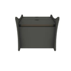 Manhattan Comfort - commode et table de chevet Coney style milieu du siècle moderne - gris - ensemble de 2-10