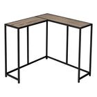 Monarch Specialties - 2155 Table D'Appoint - 36 po L/Taupe Fonce/Console De Coin-1