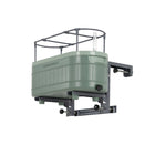 Permasteel - Jardinière à arrosage automatique avec supports de fixation - vert-8