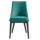 Modway - Viscount Performance Velvet Chaise à manger - Sarcelle-8