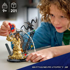 LEGO - Super Heroes Marvel Combat légendaire : Spider-Man contre Sandman-Les figurines de Spider-Man, Sandman et Venom en font un jouet de construction amusant pour les enfants