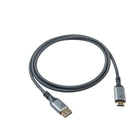 BlueDiamond - Câble Pro Display Port 1.4 vers HDMI 2.1 UHD 8K - 10 pieds - Gris-Plage dynamique élevée (HDR) : Compatible avec tous les appareils et écrans HDR pour prendre en charge l'optimisation de contraste la plus avancée