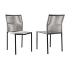 Modway - Serenity Terrasse extérieure Chaises Ensemble de 2, Gris clair-Chaises de patio extérieures - Ensemble de 2