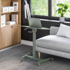 Seville Classics - 25,6 po W Chariot de bureau mobile inclinable à vérin pneumatique - Vert sauge-Garantie fabricant limitée 1 an