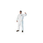 Kimberly-Clark – Combinaison A30, blanc, avec capuchon élastique à glissière, 3X-Grand, 10/pqt (46116)-Matériau : Tissu non tissé