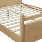 Modway - Leni Taille reine Bois Cadre de lit à plateforme jumelée - Chêne clair-9