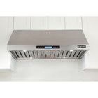 KUCHT KRH4820A 48 po Hotte sous armoire - 1200 CFM - Acier inoxydable-Commandes à bouton‑poussoir en acier inoxydable à 3 vitesses vous permettant de sélectionner la vitesse appropriée