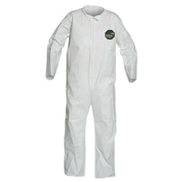 Dupont – Combinaison de protection pers., ProShield 50, ferm. à glissière à l’avant, blanc, 3TG, 25/paquet (NB120SWH3X002500)-Matériau : Microporeux