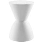 Modway - Haste Dos sans dos Tabouret - Blanc-Plastique polypropylène robuste