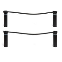 Bouncyband - Bande de chaise pour bureaux d'école extra-larges, tubes noirs - Lot de 2-Bouger pendant le travail permet aux enfants de soulager l'anxiété, l'hyperactivité et l'ennui