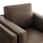Modway - Roscoe Cuir végane Fauteuil - Espresso-9