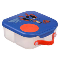 b.box - Mini Boîte à lunch - Superman-Le porte-fruits flexible s'étire pour contenir des fruits entiers