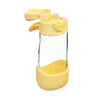 b.box - Bouteille Tritan Sport à Bec - 450ml - Twist Citron-Bec en silicone à flux facile et couvercle rabattable gardent l’hygiène et la simplicité