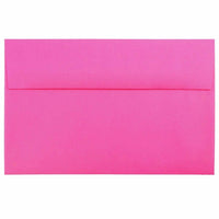 JAM Paper - Enveloppes d'invitation colorées A10 - 6 x 9,5 - rose ultra fuchsia - Paquet de 50-Ces enveloppes sont parfaites pour envoyer des invitations, des cartes de voeux, des RSVP, des cartes de remerciement, des cadeaux d'anniversaire, des remises de diplômes, des vacances et plus encore