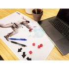Kess - Tapis de jeu Hadoken Street Fighter V-Design polyvalent idéal pour les jeux de cartes à collectionner, les jeux de table ou comme tapis de bureau