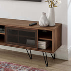 Modway - Nomad 59 po Meuble TV, Noyer-Noyau en nid d’abeille