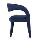 Modway - Pinnacle Performance Velvet Chaise à manger Ensemble de 2 - Bleu Minuit-7