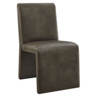 Modway - Emory Cuir végane Fauteuil d’appoint de salle à manger - Champignon-Siège rembourré en cuir synthétique