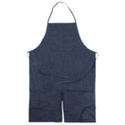 Creativity Street - Tablier adulte, Denim bleu foncé, 41 po x 27-1/2 po, Paquet de 2-Taille : 41"L x 27.5"W