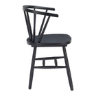 Zuo - Stenger Chaise de salle à manger - Noir - Ensemble de 2-Garantie limitée de 3 ans