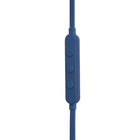 JBL - Tune 310C Écouteurs intra‑auriculaires filaires USB haute résolution - Bleu-Télécommande à 3 touches avec microphone