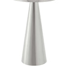 Modway - Maren Manche Table d’appoint - Nickel-Pad sans marquage pour la protection des planchers