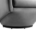 Modway - Series Performance Velvet Tissu Chaise pivotante - Gris-8