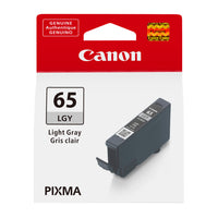 Canon - CLI-65 Cartouche D'encre D’Origine À Rendement Standard - Gris Clair-À utiliser avec Canon l’imprimante photo à jet d’encre professionnelle PIXMA PRO-200 et PRO-200S