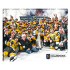 Vegas Golden Knights 16x20 sur toile 2023 Stanley Cup - Toile encadree - 20" x 16"-Impression sur toile de qualité supérieure avec bordures enveloppées