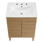 Modway - Render 24" Vanette de salle de bain - Oak White-8