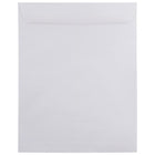 JAM Paper Enveloppes à ouverture au sommet et rabat droit gommé, 11 1/2 x 14 1/2 po, blanches, 1000 par paquet-Blanc