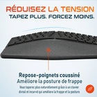 Delton - Clavier ergonomique KB250, noir-Ce clavier divisé est de type « plug-and-play », ce qui permet une installation simple et une utilisation immédiate sans avoir à installer de logiciel