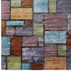 Modway - Success Mosaïque géométrique abstraite de Nyssa Tapis de comédie 8 pi l x 10 pi L - Multicolore-Résistant aux taches / Facile à nettoyer