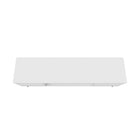 Manhattan Comfort - Meuble TV Bradley 62,99 po style Mid-Century Modern - Blanc-14,17 po L x 62,99 po l x 26,57 po H