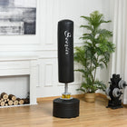 Soozier - Sac De Frappe De Boxe Autoportant Avec Base Lestée, Hauteur Réglable-Base stable en HDPE pouvant être remplie d’eau ou de sable  
