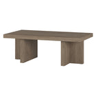 Hudson&Canal - Table basse rectangulaire Dimitra 44"L - Chêne gris vieilli-Le plateau de table a une capacité de poids de 60 lb