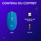 Logitech - Souris optique de jeu sans fil  G305 Lightspeed, bleue-9
