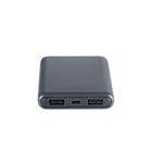 Basic Tech - Banque d'alimentation Basic Tech 5000mAh, Charbon-Voyant DEL