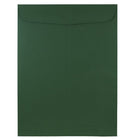 JAM Paper Enveloppes à ouverture au sommet pour catalogue, 9 x 12 po, vert foncé, 100/paquet (31287529f)-9 x 12 po