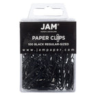 JAM Paper - Trombones standard colourés - 1 pouce - noirs - paquet de 100-Couleur : Noir