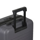 Bugatti - Valise d'enregistrement à coque rigide, 30po  de la collection Dubai- Charbon-Intérieur doublé emblématique avec panneau de séparation, poches pratiques et sangles de serrage pour garder le contenu organisé et en place