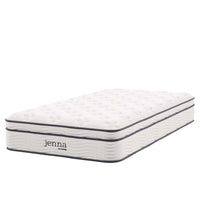 Modway - Jenna 10 po Ressorts et mousse Matelas simple-Housse matelassée pour oreiller