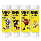 UHU - Bâton de colle lavable non toxique - Sonic The Hedghog - 40 g - Blanc-Colle le papier, le carton, les étiquettes, les photos et le polystyrène expansé rapidement, solidement et durablement.