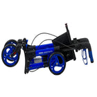 Journey - Déambulateur de mobilité Breeze Rollator - bleu-Le dossier réglable permet un confort assis plus personnalisé