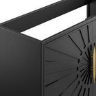 Modway - Awaken 48" Armoire de lavabo de salle de bain compatible double ou simple (non inclus) - Noir-7