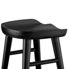 Modway - Saville Dos sans dos Tabourets de comptoir - Noir - Ensemble de 2-9